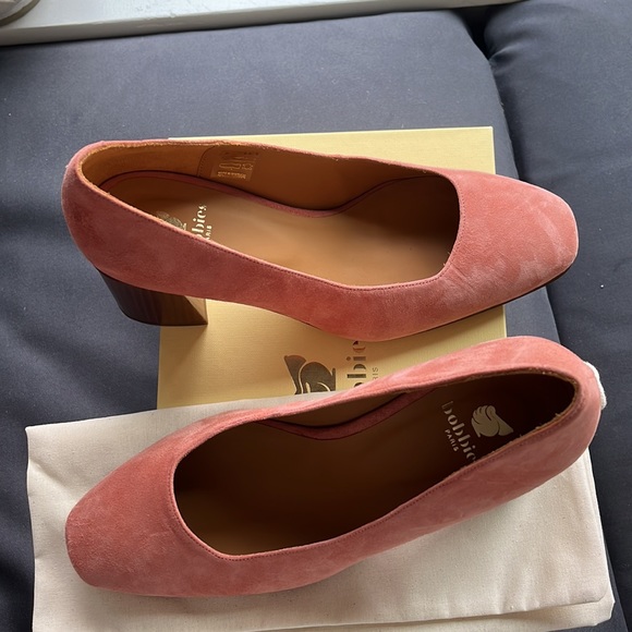 Bobbies Paris - model Zoe in pink sand size 40eu 9us - Picture 2 of 4